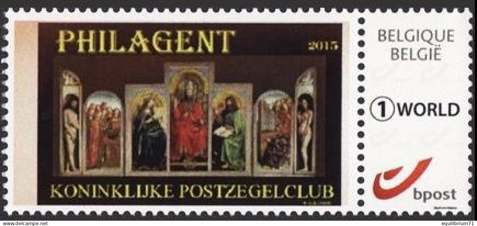 DUOSTAMP** / MYSTAMP** - Philagent 2015 - Club Royal Philatélique / Koninklijke Postzegelclub / Königlicher Briefmarken - Paintings