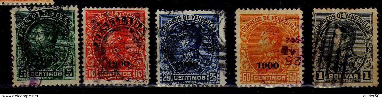 Venezuela (1900)  - Bolivar Sucharge - Obliteres - Venezuela
