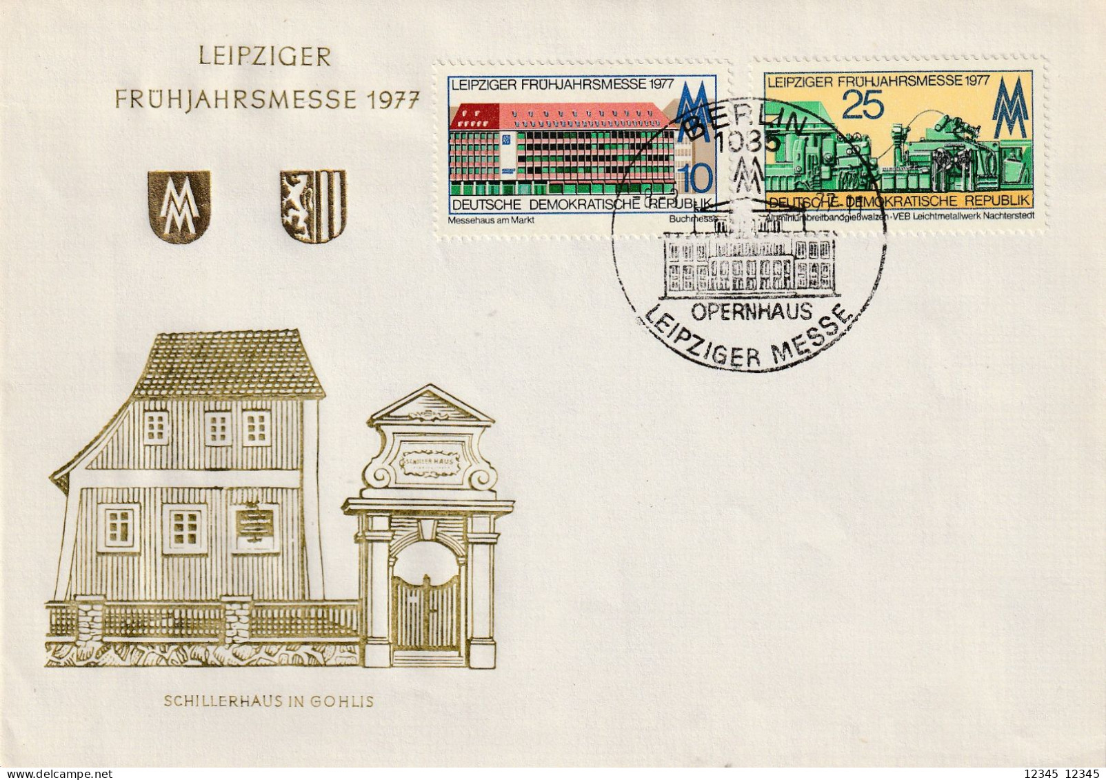 DDR 1977, FDC Unused, Leipzig Spring Fair. - 1971-1980