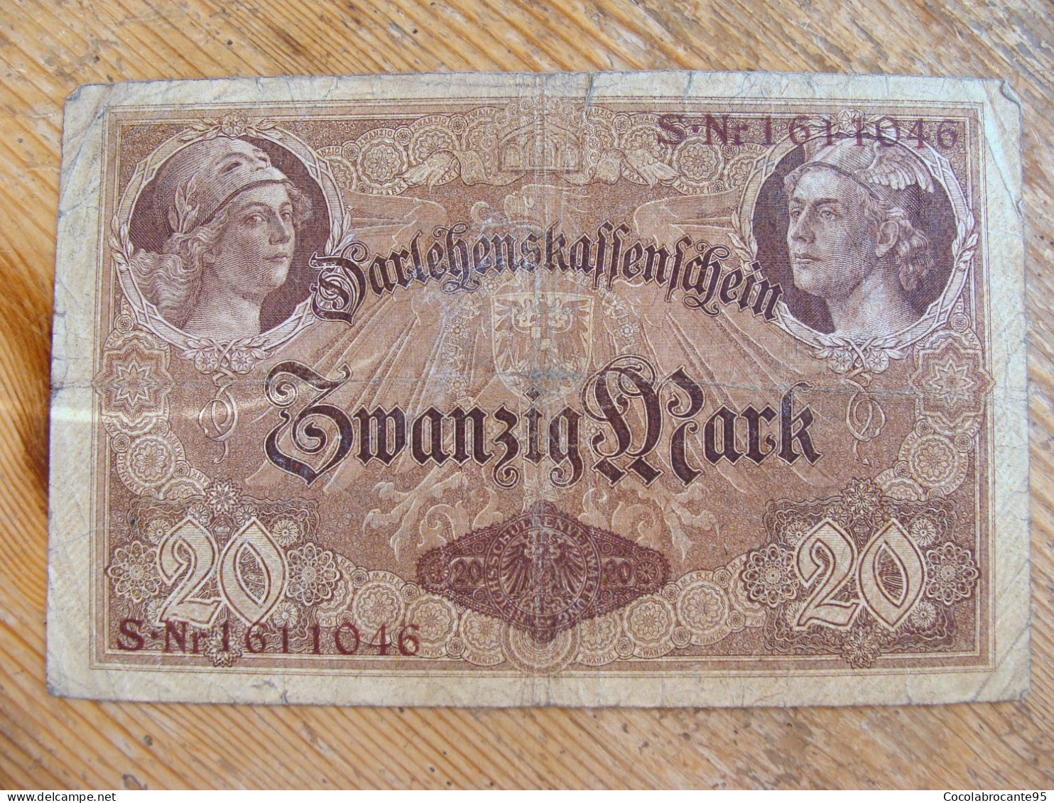 Billet 20 Mark / Allemagne 1914 - 20 Mark