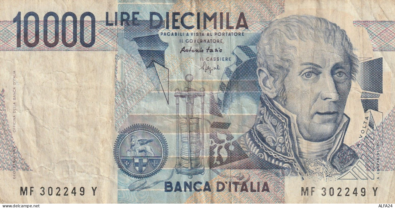 BANCONOTA L.10000 VOLTA VF  (B_46 - 10000 Lire