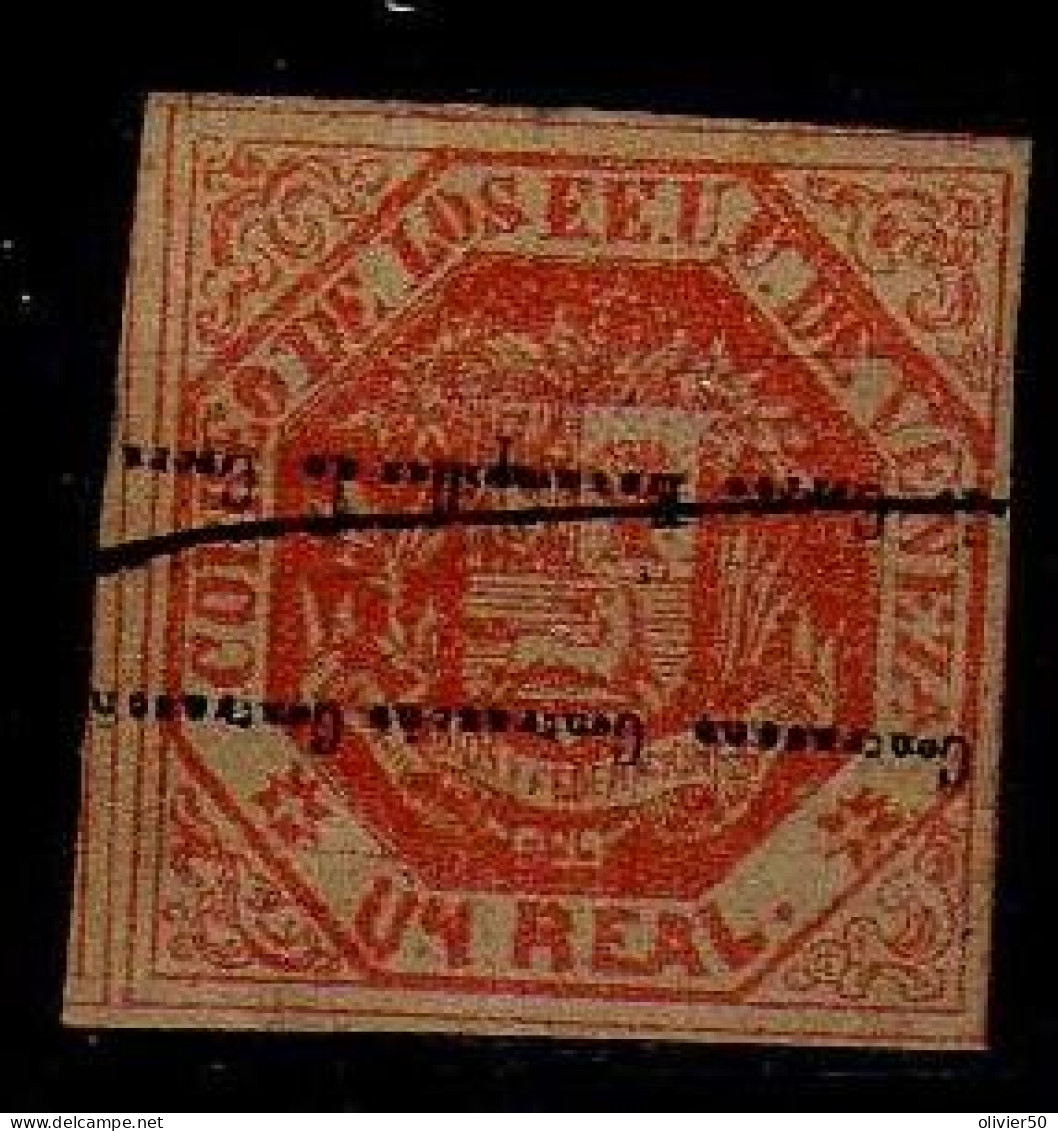 Venezuela (1873-75)  -   1r. Armoiries Surcharge Renversee - Neuf* - MH  ? - Venezuela