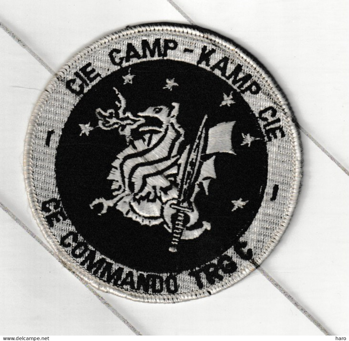 Armée Belge - Ecusson Tissu  Brodé - CE COMMANDO TRGC - Camp D'entraînement - Marches-les-Dames (B321) - Ecussons Tissu