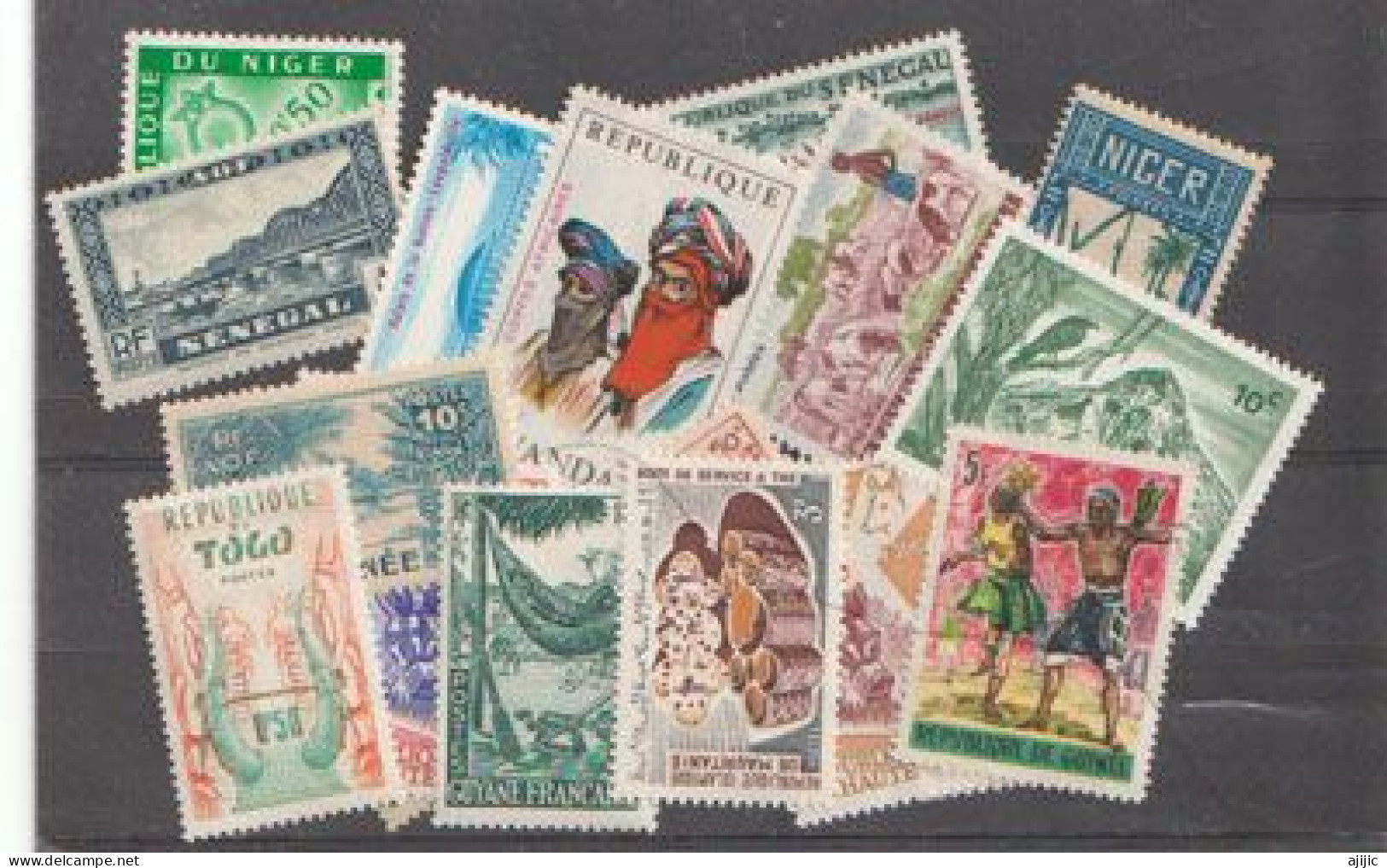 AFRIQUE. Beau Lot De 20 Timbres NEUFS **  Tous Differents, Tous Grands Formats . Lot # 2 - Mezclas (max 999 Sellos)