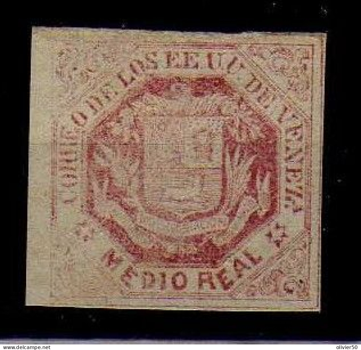 Venezuela (1865-70)  -   1/2r. Armoiries  - Neufs Sans Gomme - No Gum - Venezuela