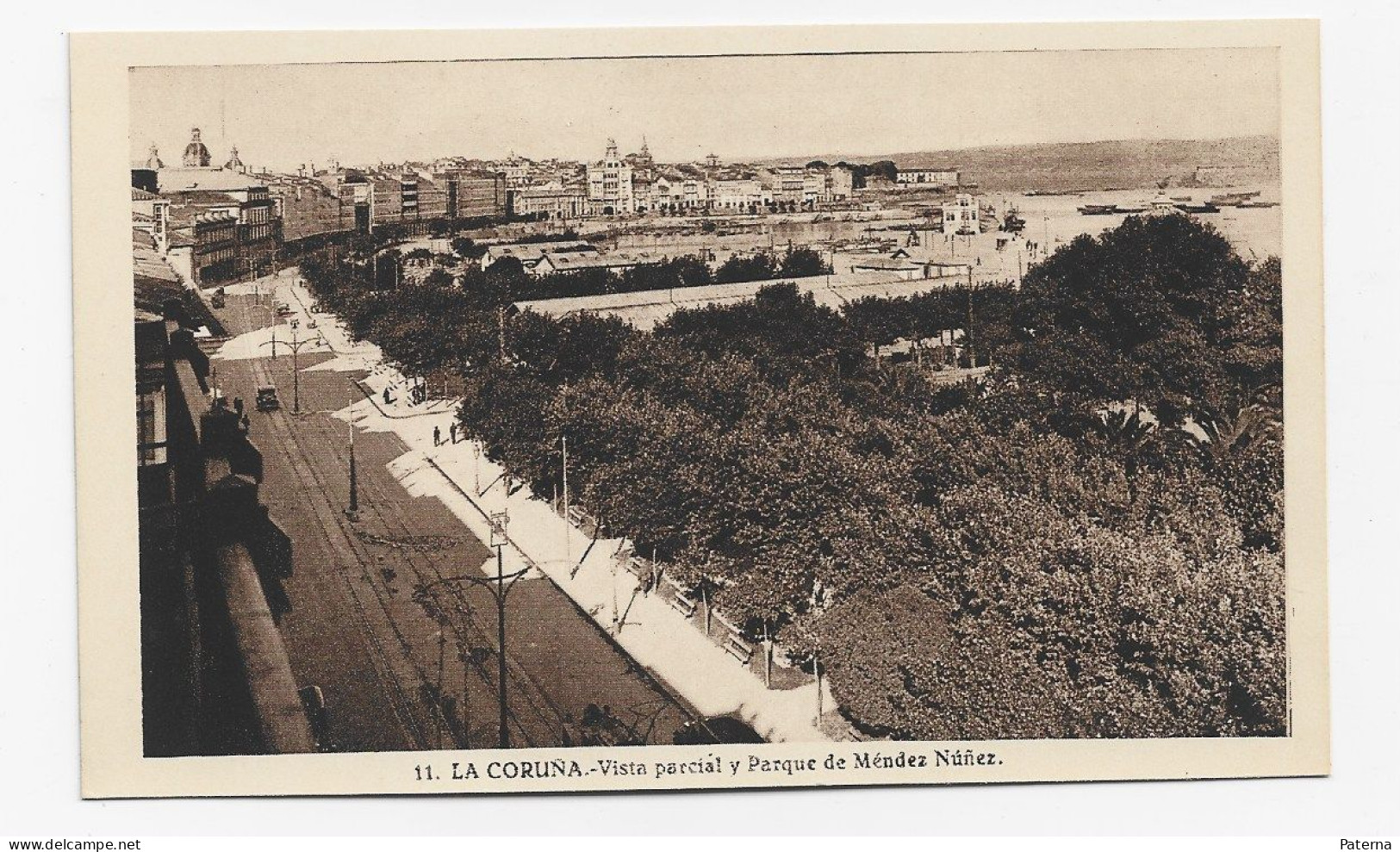 3837   Postal  La Coruña, Vista Parcial - La Coruña