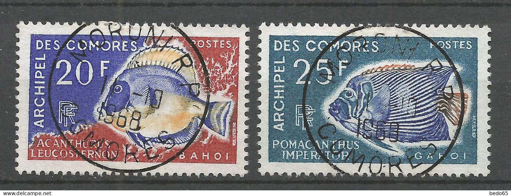 AFARS ET ISSAS  N° 47 Et 48 CACHET MORONI / Used / - Usati