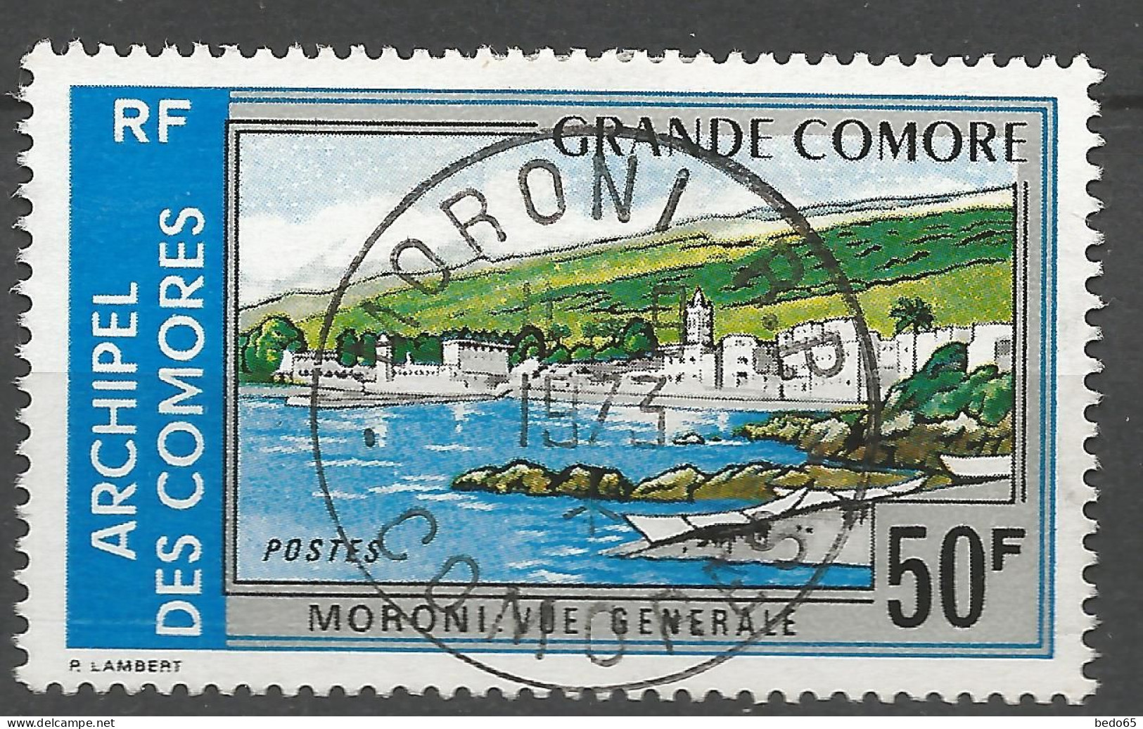 AFARS ET ISSAS  N° 32 CACHET MORONI / Used / - Oblitérés