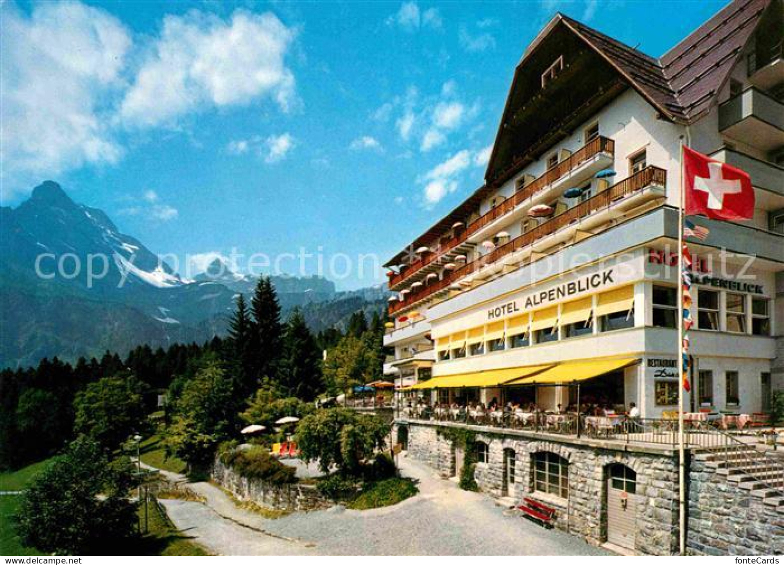 12640151 Braunwald GL Hotel Alpenblick Braunwald - Autres & Non Classés