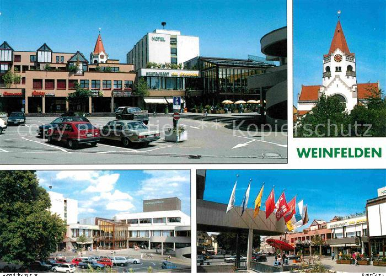 12626371 Weinfelden Hotel Kirche Marktplatz Weinfelden - Autres & Non Classés