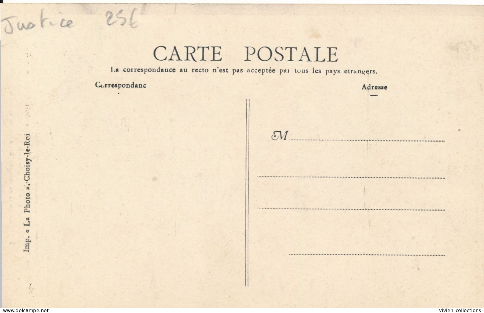 Prison De Fresnes (94 Val De Marne) Uniforme Prisonnier Avec Capuchon Sorte De Cagoule Obligatoire Hors Des Cellules - Fresnes