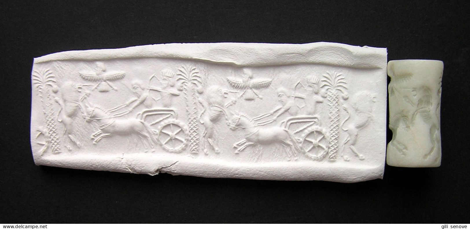 Extremely Rare Ancient Near Eastern Cylinder Seal - Archaeology