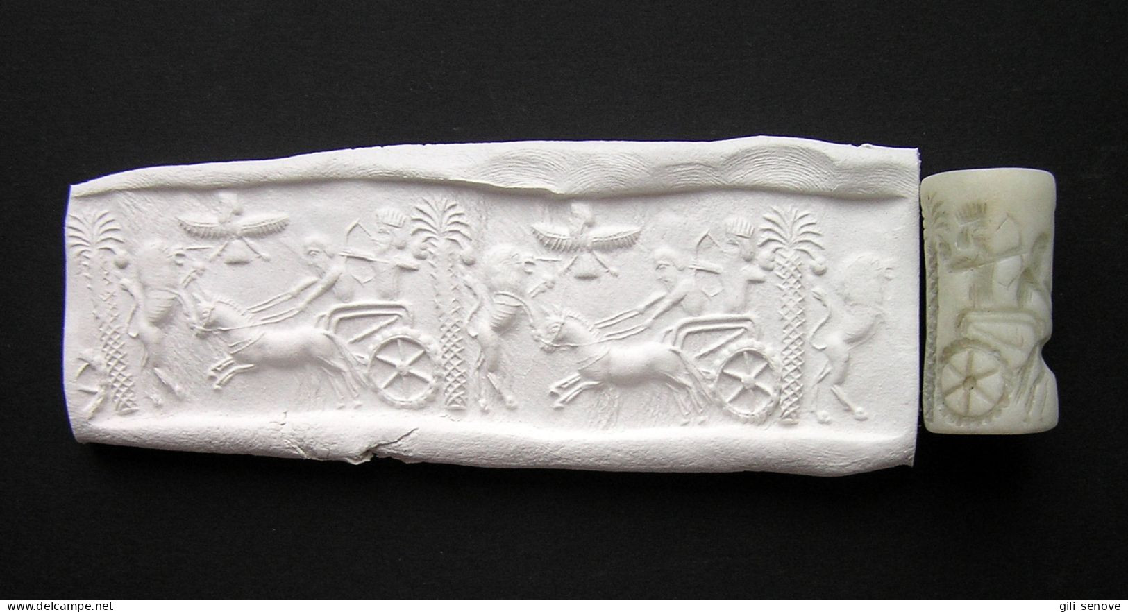 Extremely Rare Ancient Near Eastern Cylinder Seal - Archäologie