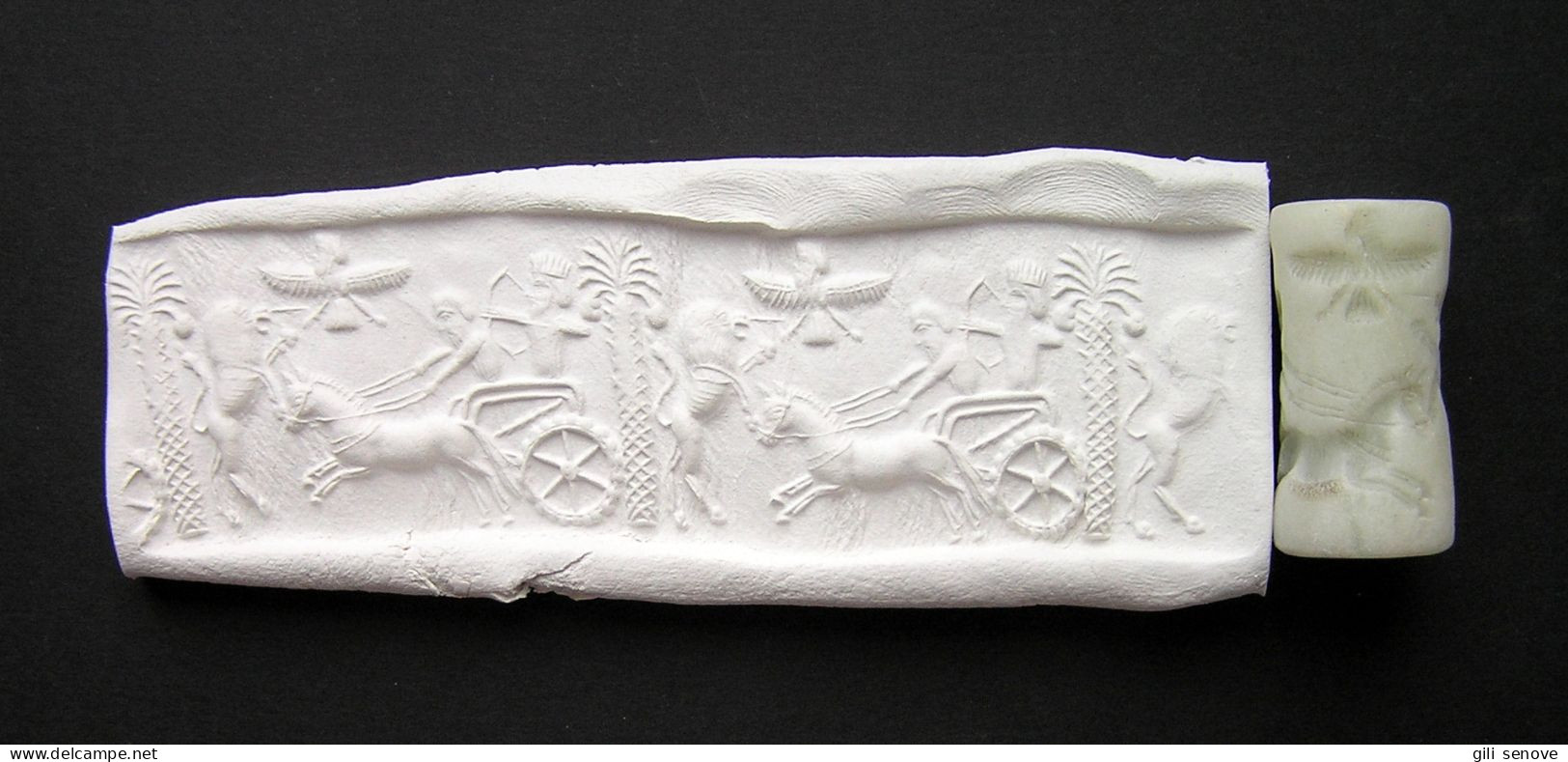 Extremely Rare Ancient Near Eastern Cylinder Seal - Archäologie