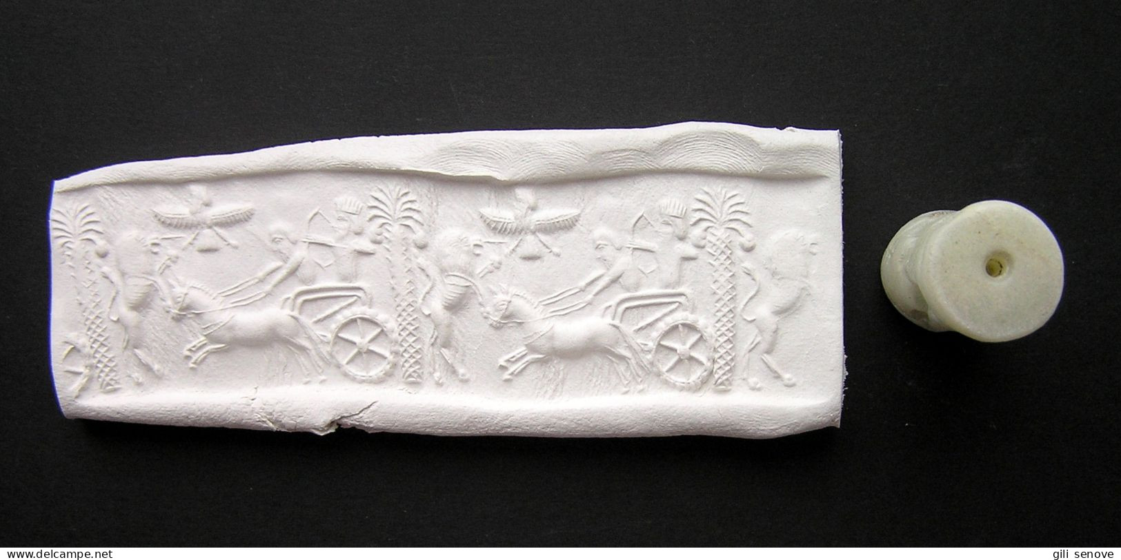 Extremely Rare Ancient Near Eastern Cylinder Seal - Archäologie