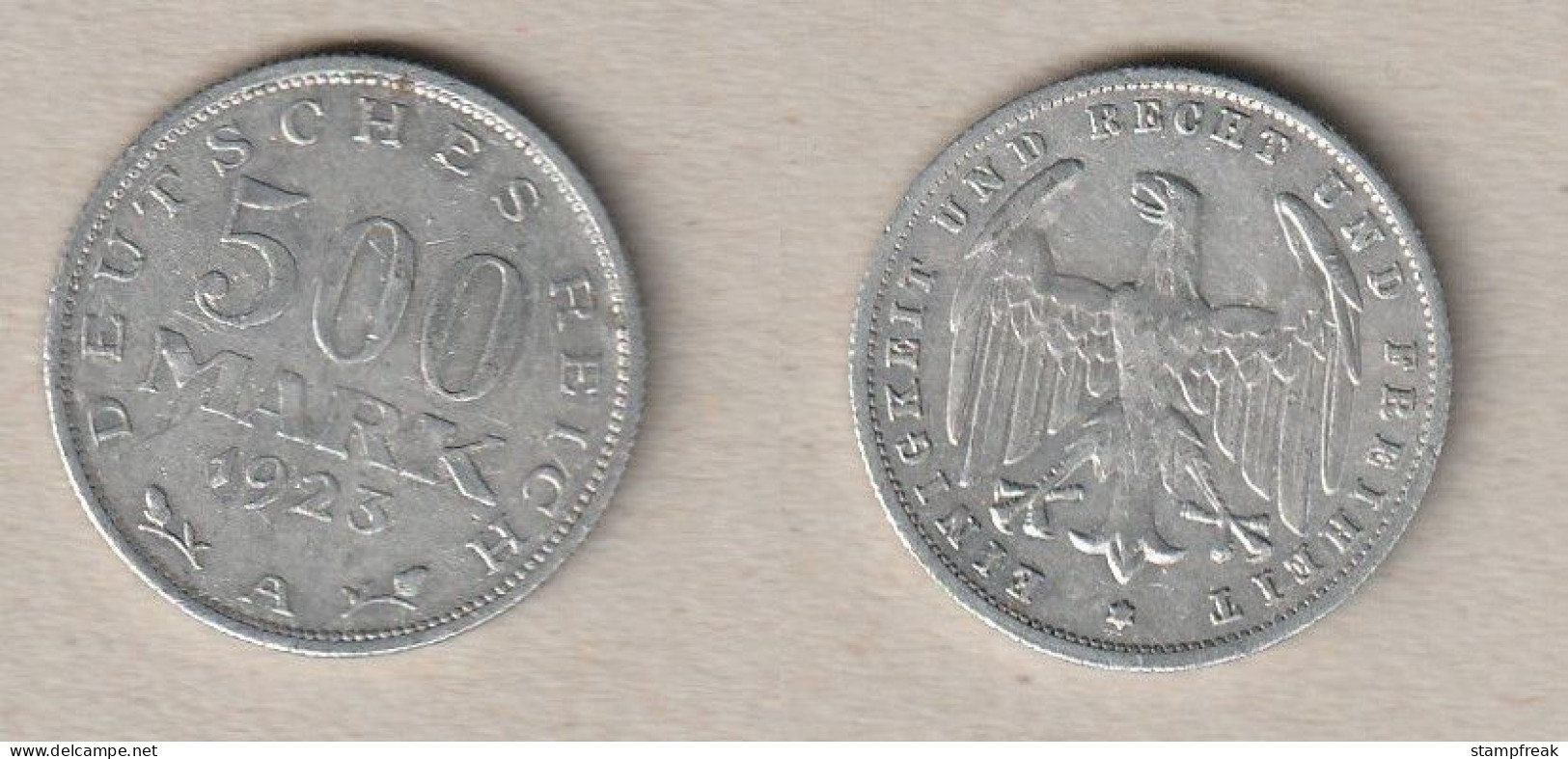 00753) Deutschland, 500 Mark 1923A - 200 & 500 Mark