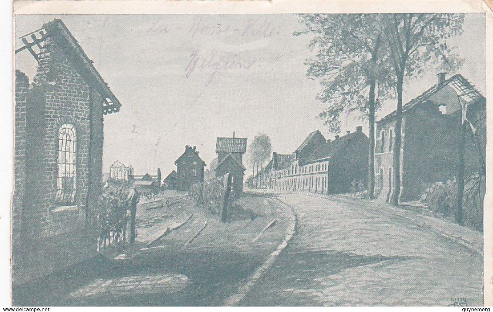 COMINES  PONT ROUGE Feldpost 1° WK - Comines-Warneton - Komen-Waasten