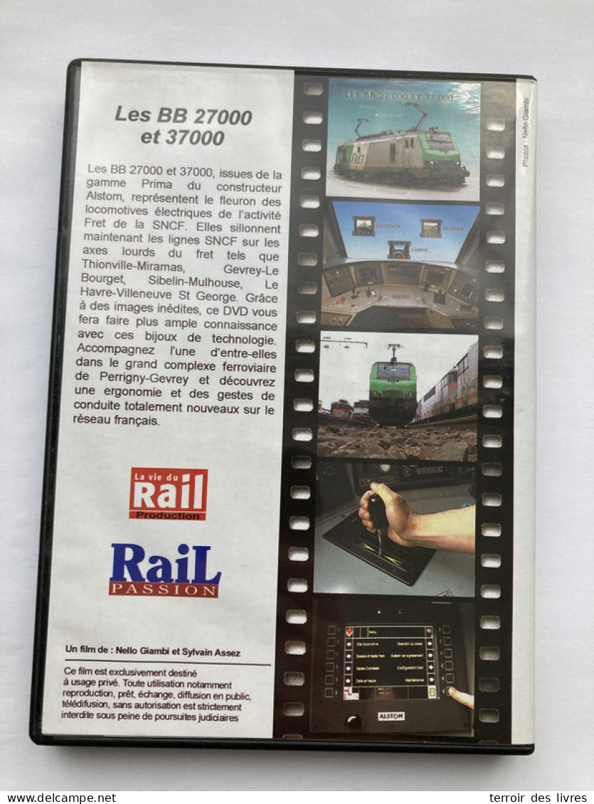 DVD Vie Du Rail Les BB 27000 Et 37000 Complexe PERRIGNY GEVREY - Dokumentarfilme