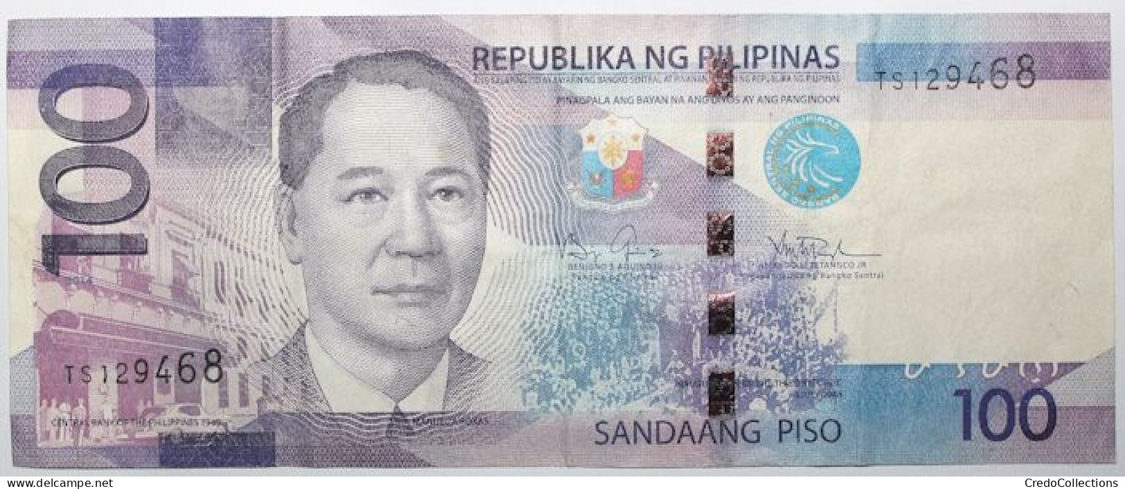 Philippines - 100 Piso - 2014 - PICK 208a.4 - TTB - Philippines