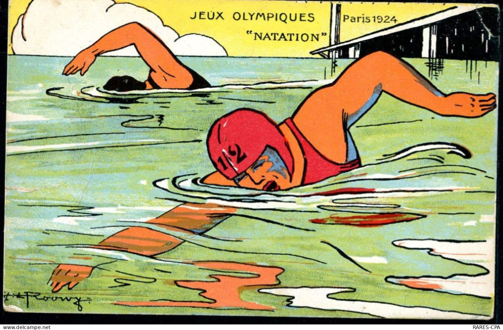 JEUX OLYMPIQUES PARIS 1924 - NATATION - Zwemmen