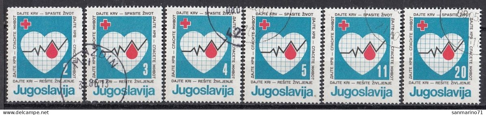 YUGOSLAVIA 105-110,postage Due,used,falc Hinged - Timbres-taxe
