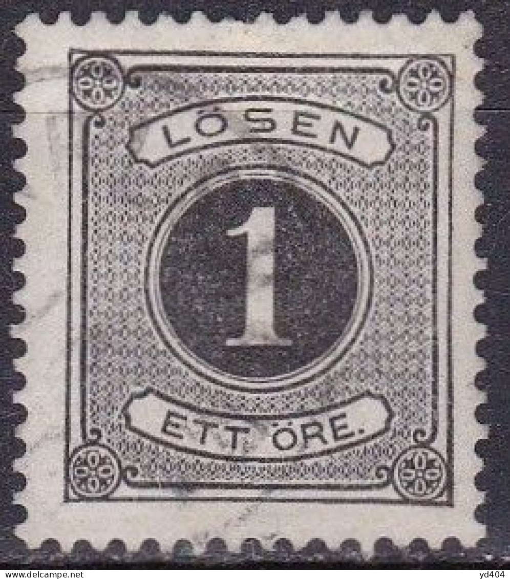 SE701 – SUEDE – SWEDEN – 1877-86 – NUMERAL VALUE – SG # D27a USED 4,50 € - Portomarken