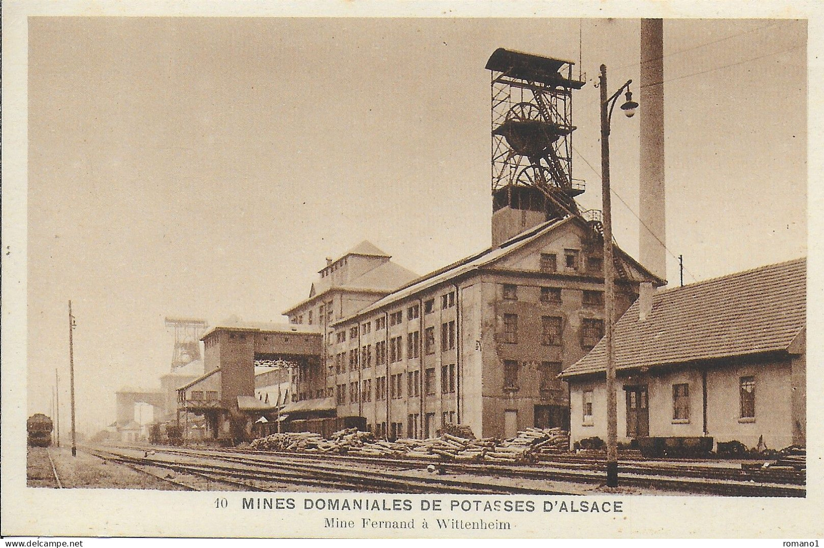 68)  WITTENHEIM - Mines Domaniales De Potasses D' Alsace -  Minne Fernand - Wittenheim