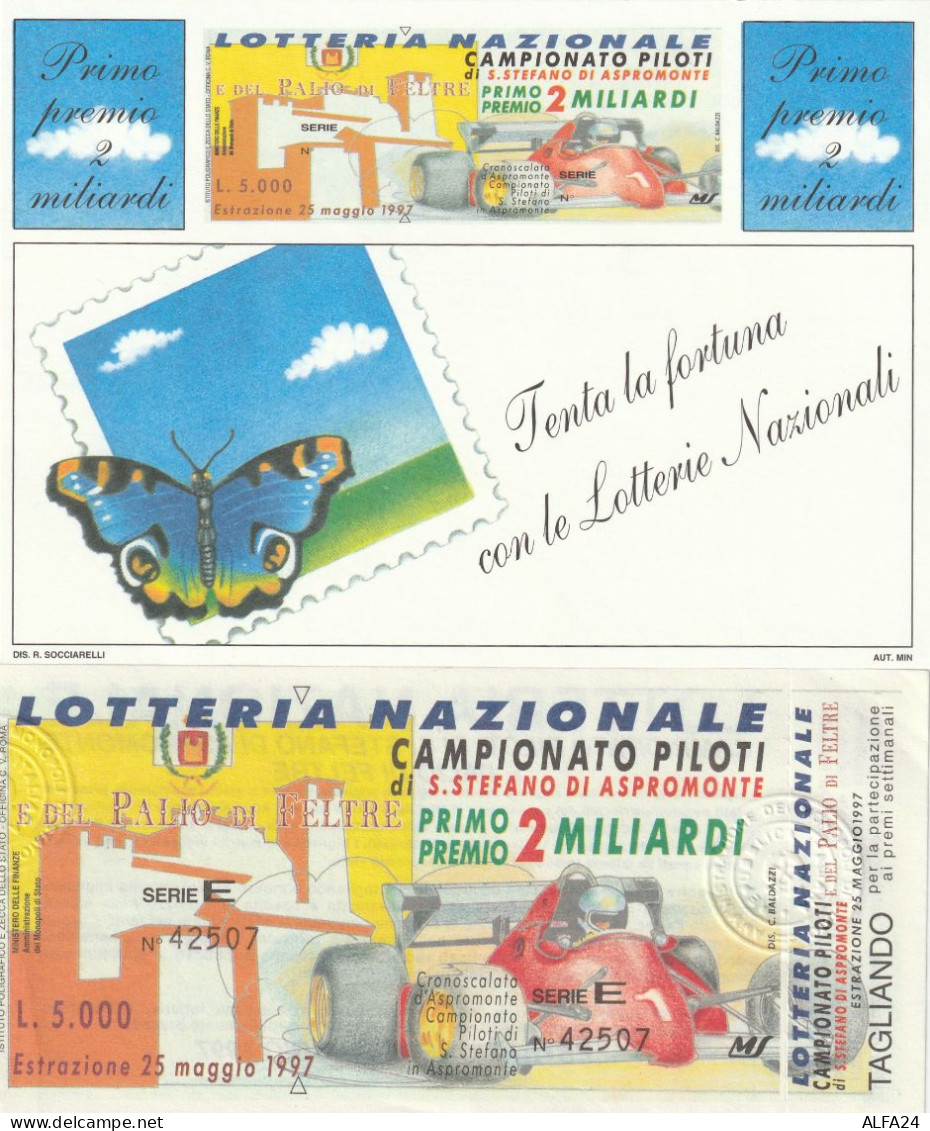 BIGLIETTO + CARTOLINA LOTTERIA (M_243 - Billetes De Lotería