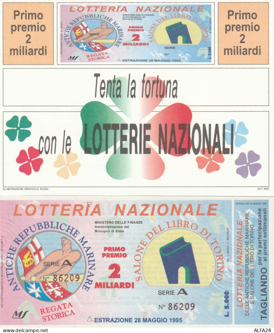 BIGLIETTO + CARTOLINA LOTTERIA (M_192 - Billetes De Lotería