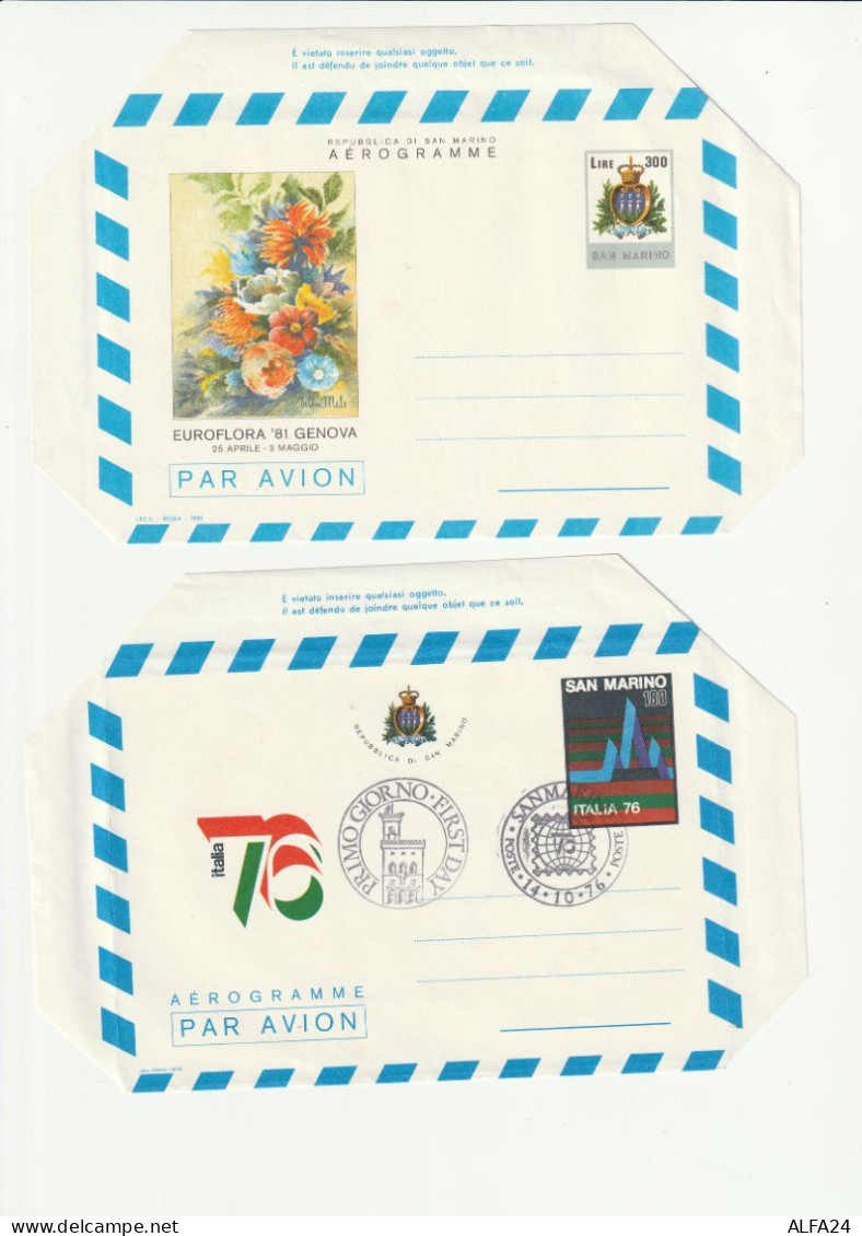 4 INTERI POSTALI SAN MARINO (M_82 - Interi Postali