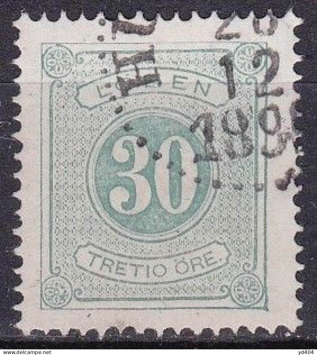 SE712 – SUEDE – SWEDEN – 1874 – NUMERAL VALUE – Y&T # 8B USED – 45 € - Postage Due