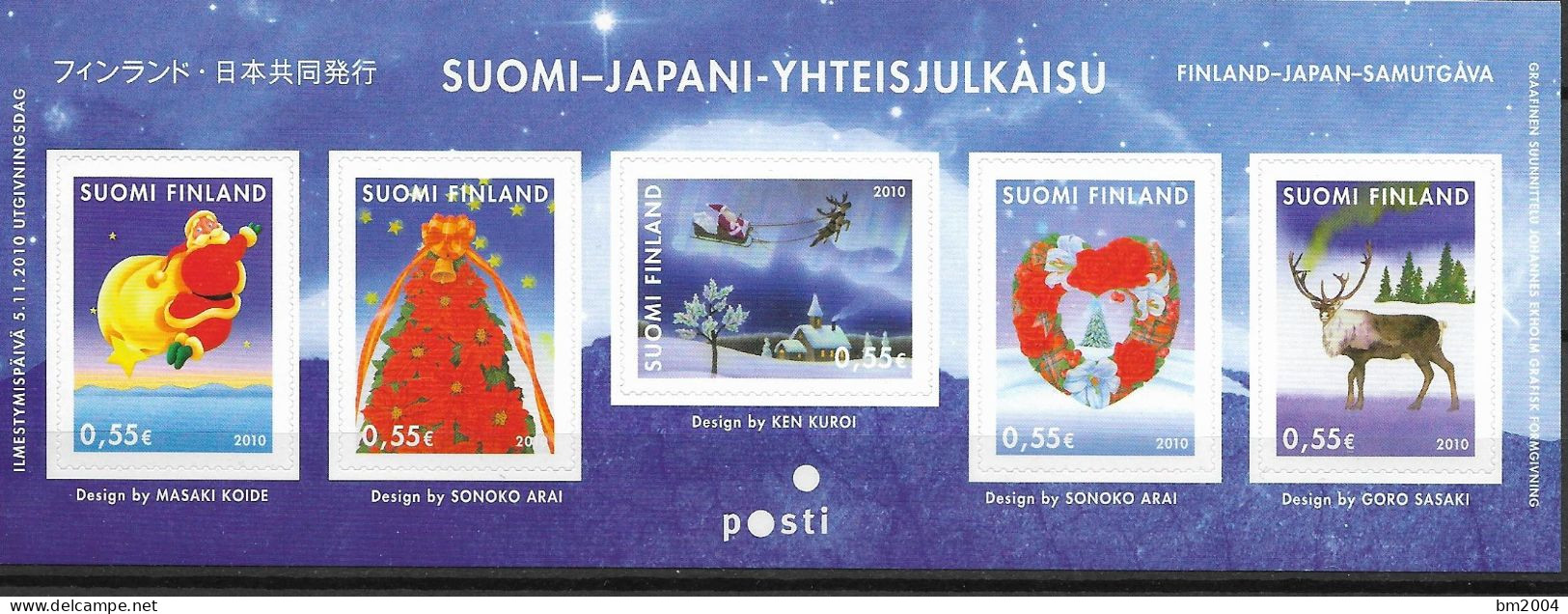 2010  Finnland Mi. Bl. 62 **MNH    Weihnachten - Neufs