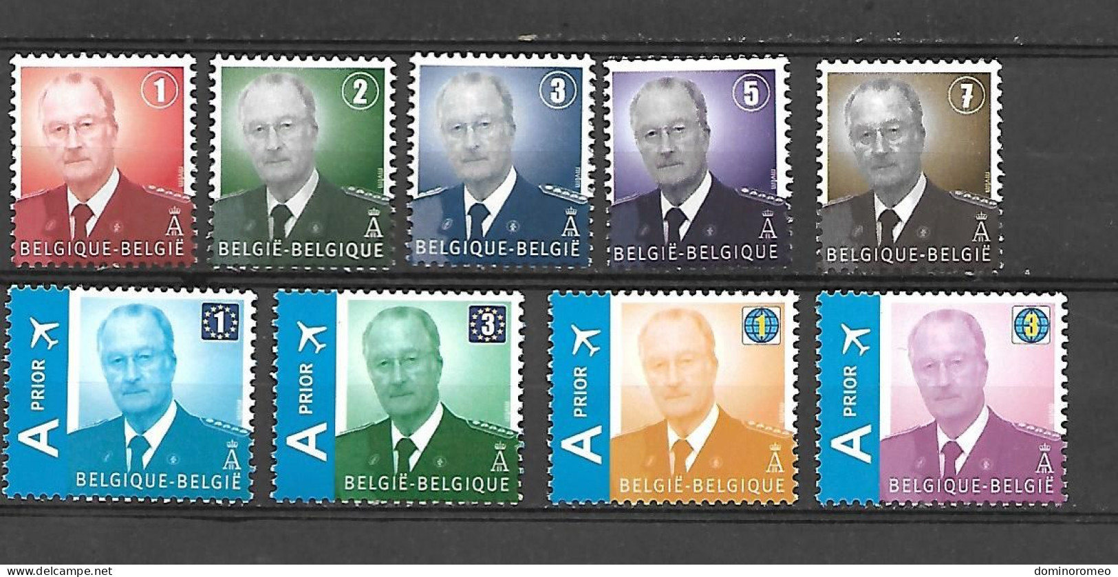 OCB 3695 ==>3699 En 3867 ==>3870  Postfris Zonder Scharnier **  Zegels Zijn Ook Apart Verkrijgbaar - 1993-2013 Koning Albert II (MVTM)