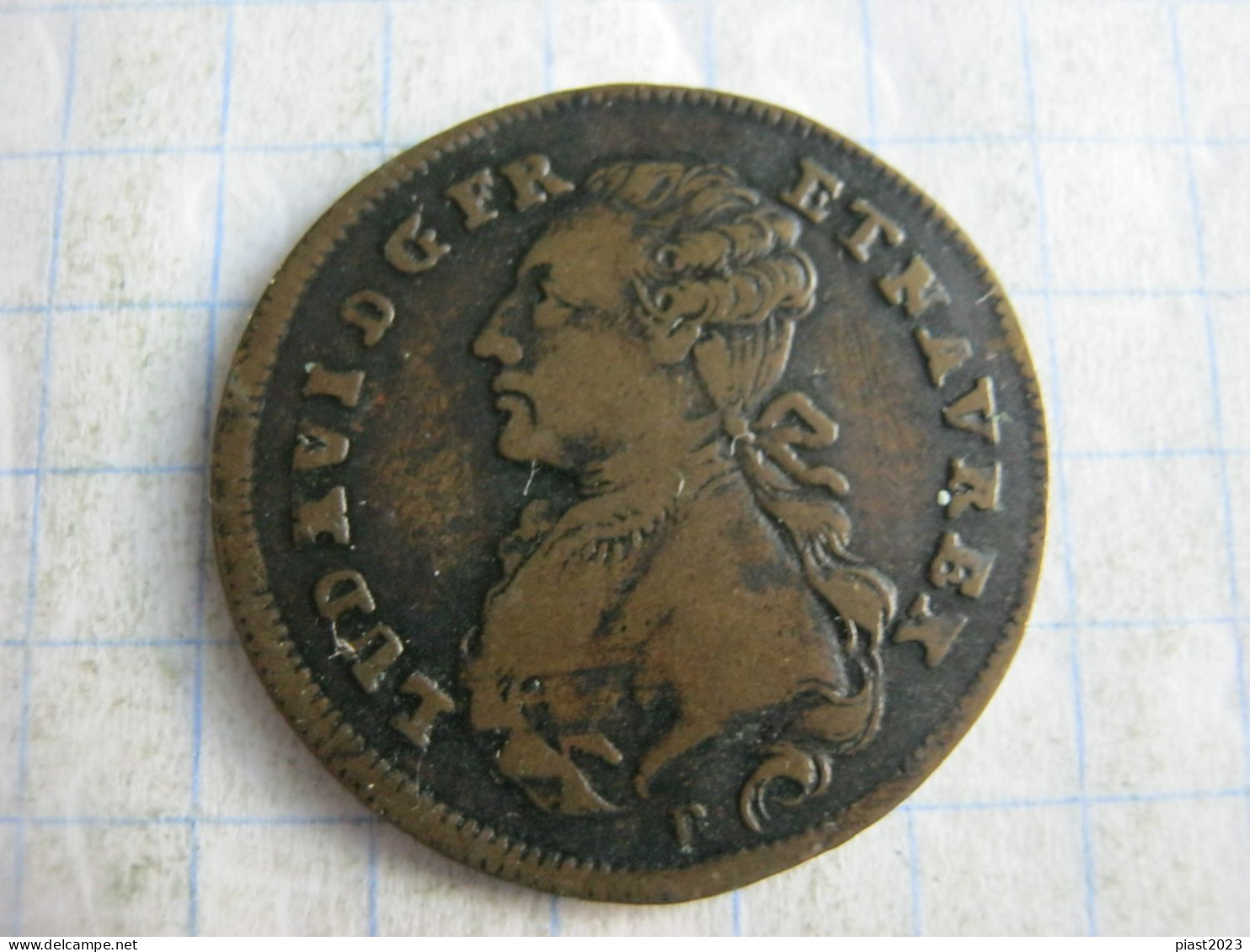 France Token Louis XVI ( 1774 - 1793 ) Optimo Principi 1788 - Monarquía / Nobleza