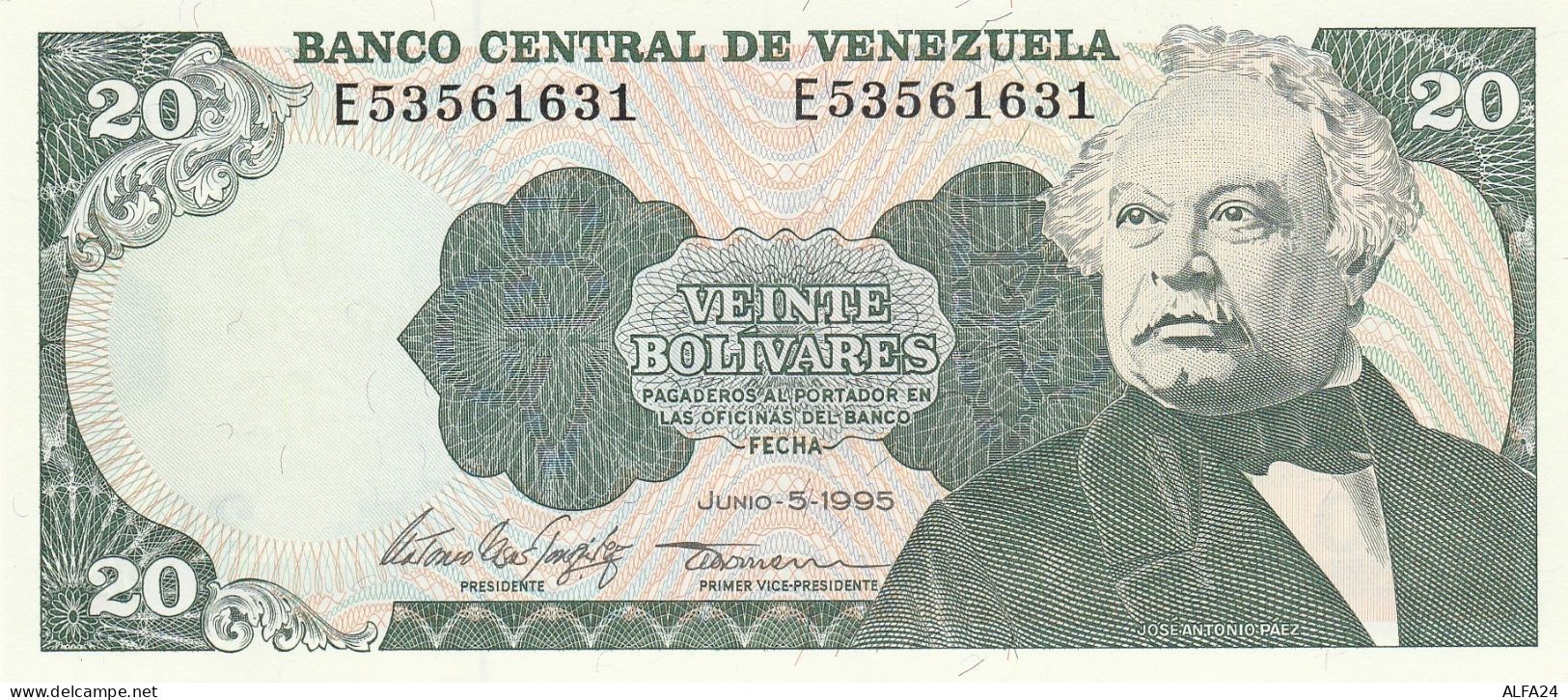 VENEZUELA 20 BOLIVARES -UNC - Venezuela