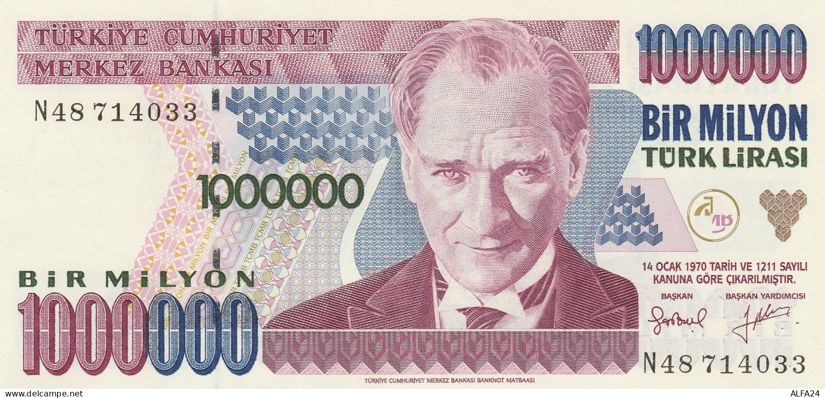 TURCHIA 1000000 LIRAS -UNC - Türkei