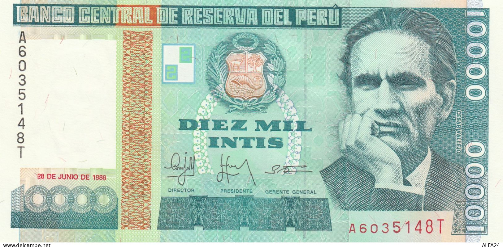 PERU' 10000 INTIS -UNC - Pérou