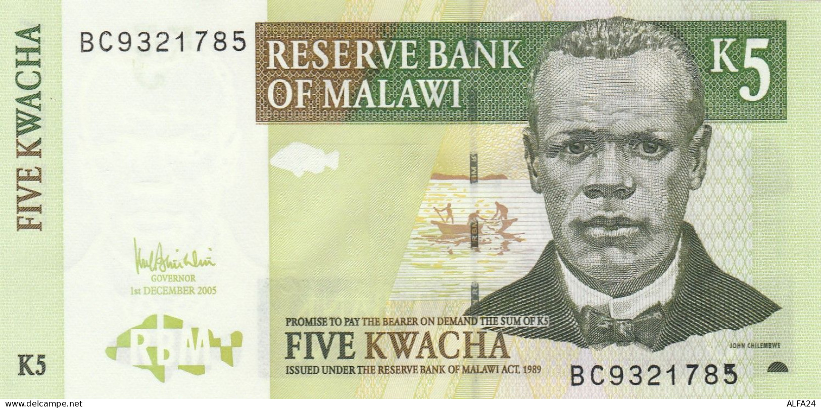 MALAWI 5 KWACHA -UNC - Malawi