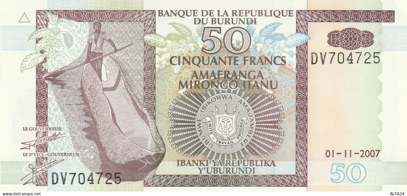 BURUNDI 50 FRANCS -UNC - Burundi