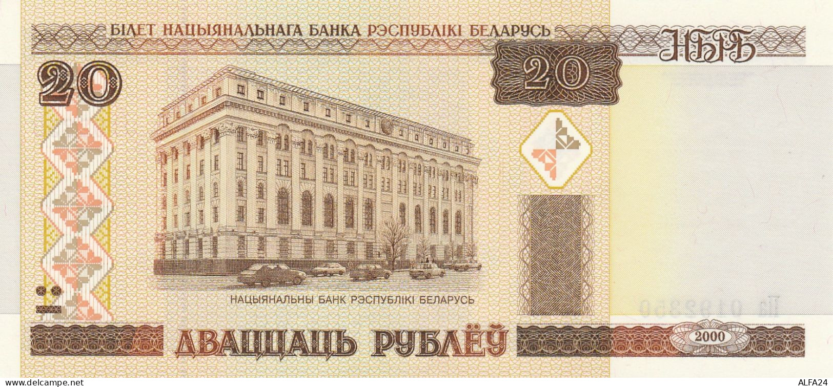 BIELORUSSIA 20 RUBLI -UNC - Belarus