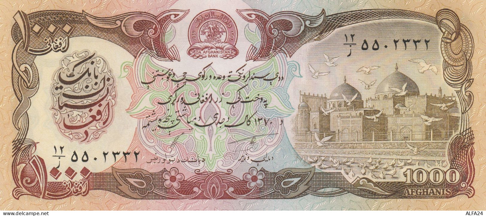 AFGHANISTAN 1000 AFGHANIS -UNC - Afghanistan