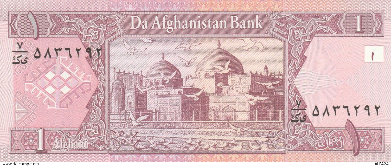 AFGHANISTAN 1 AFGHANI -UNC - Afghanistan