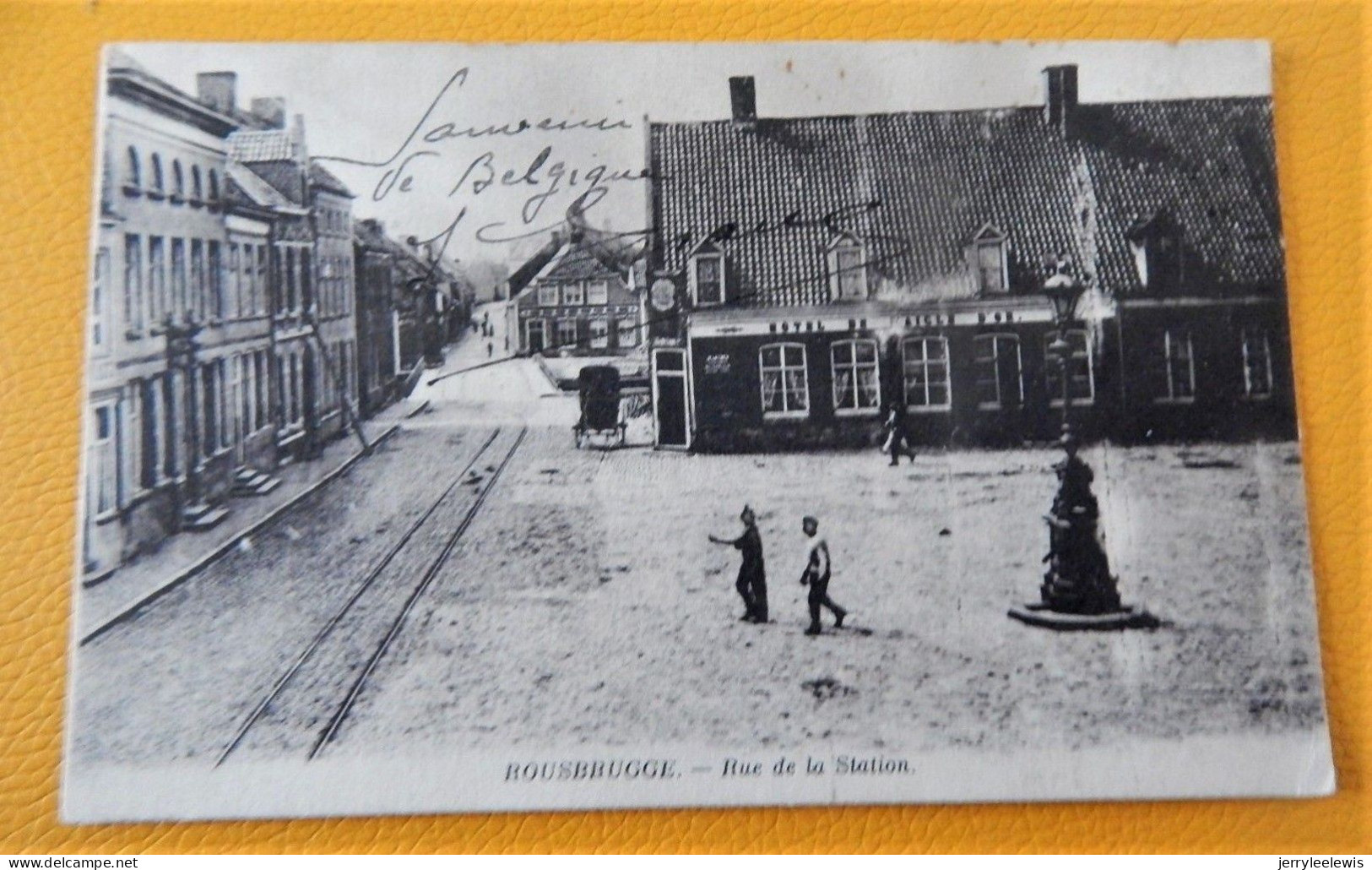 ROESBRUGGE - ROUSBRUGGE  -  Stationstraat  -   Rue De La Station  -  1918 - Poperinge