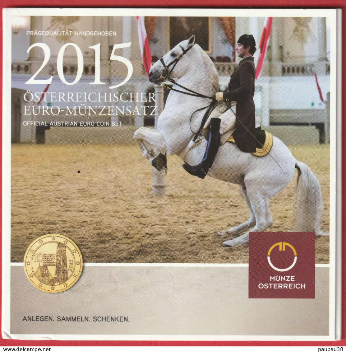 COFFRET EUROS AUTRICHE 2015 NEUF FDC - 8 MONNAIES - Oostenrijk