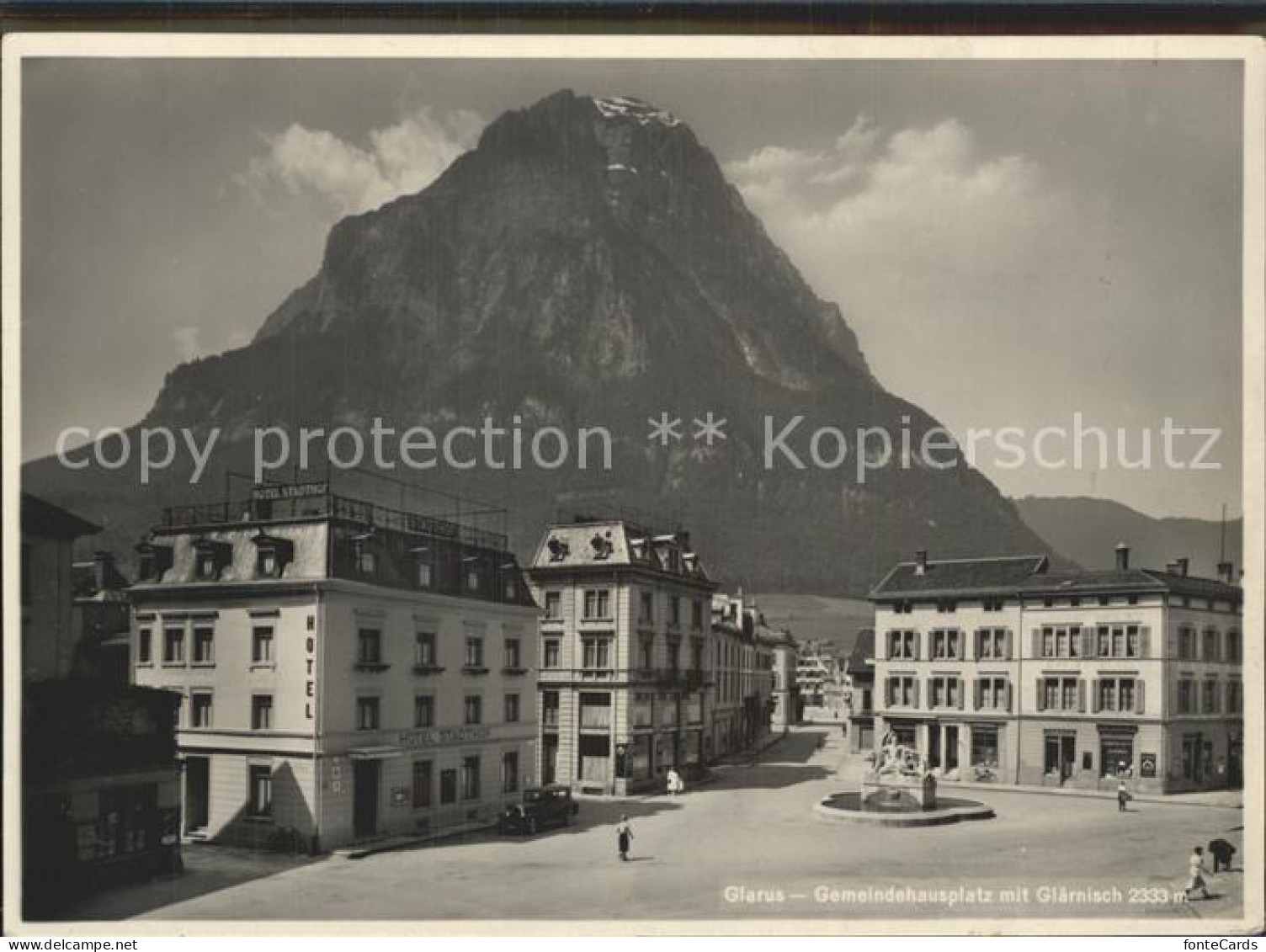 12337751 Glarus GL Gemeindehauptplatz Mit Glaernisch Glarus GL - Other & Unclassified