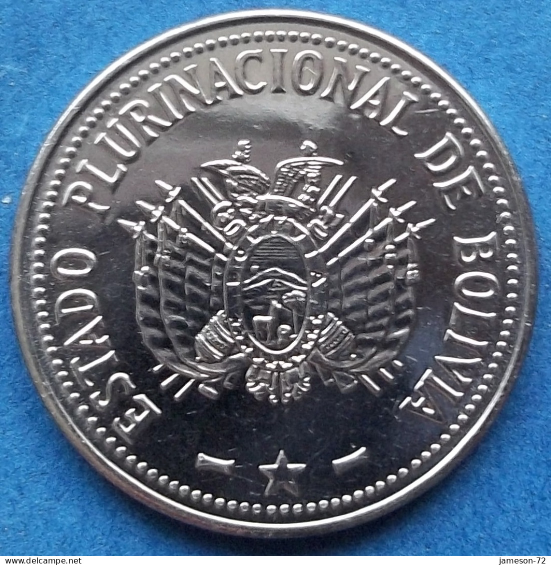 BOLIVIA - 20 Centavos 2012 KM# 215 Monetary Reform (1987) - Edelweiss Coins - Bolivie