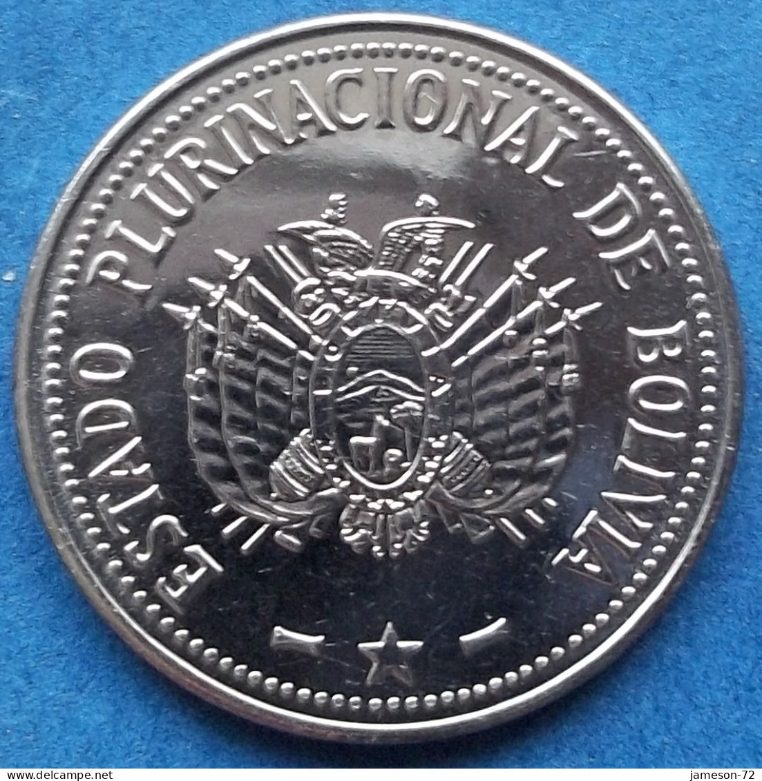 BOLIVIA - 20 Centavos 2012 KM# 215 Monetary Reform (1987) - Edelweiss Coins - Bolivia
