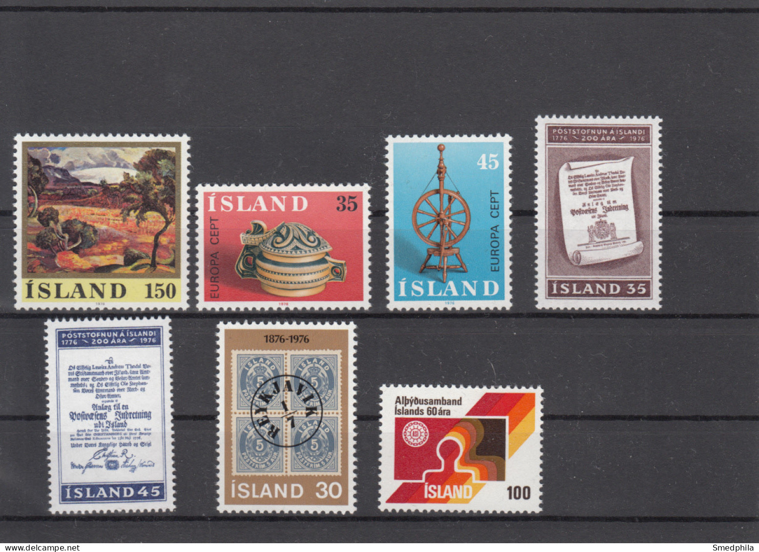 Iceland 1976 - Full Year MNH ** - Komplette Jahrgänge