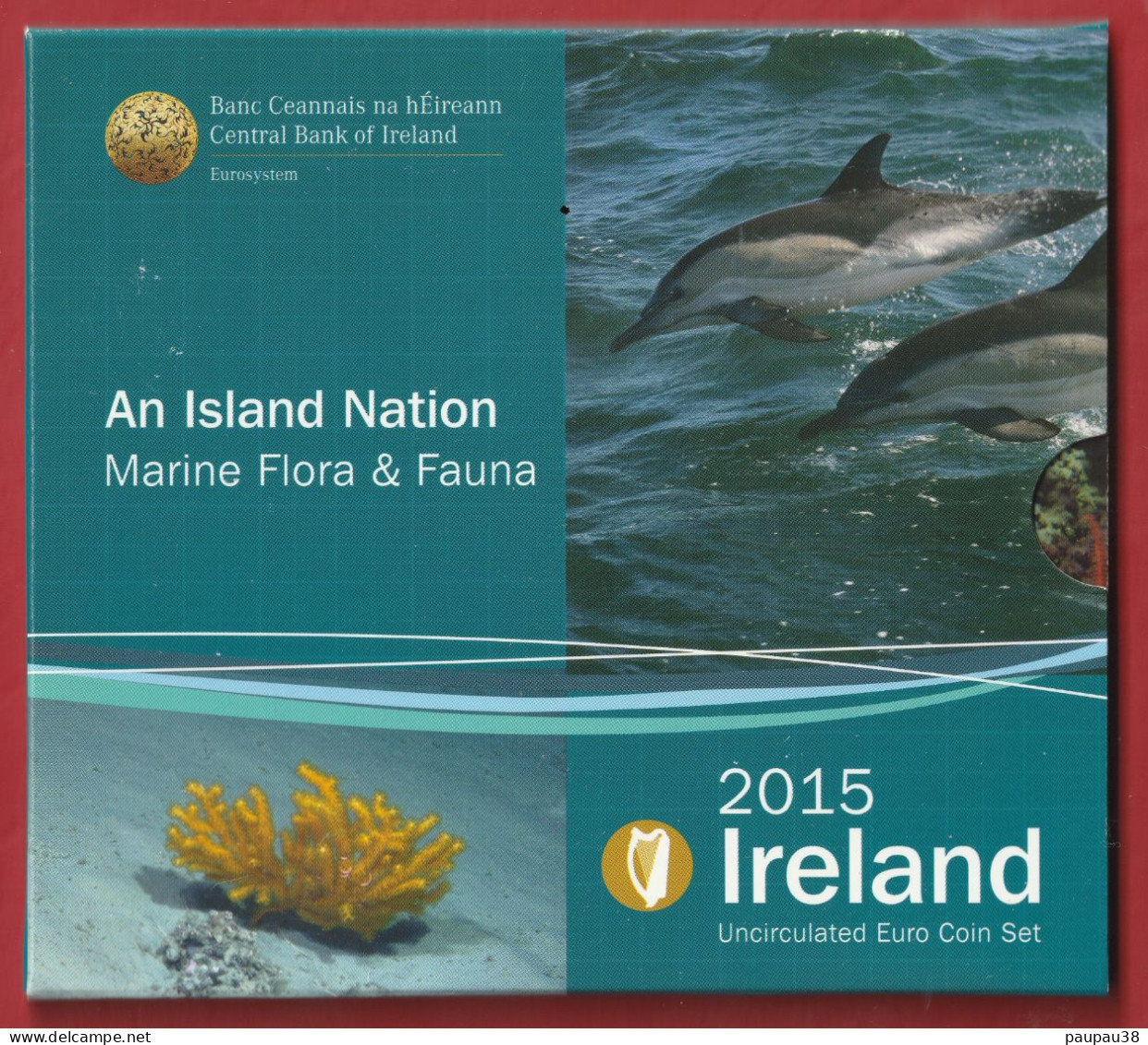 COFFRET EUROS IRLANDE 2015 NEUF FDC - 8 PIECES - Irland