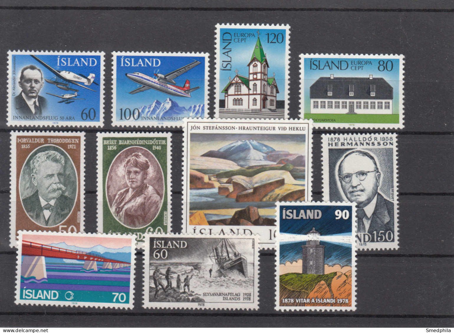 Iceland 1978 - Full Year MNH ** - Komplette Jahrgänge